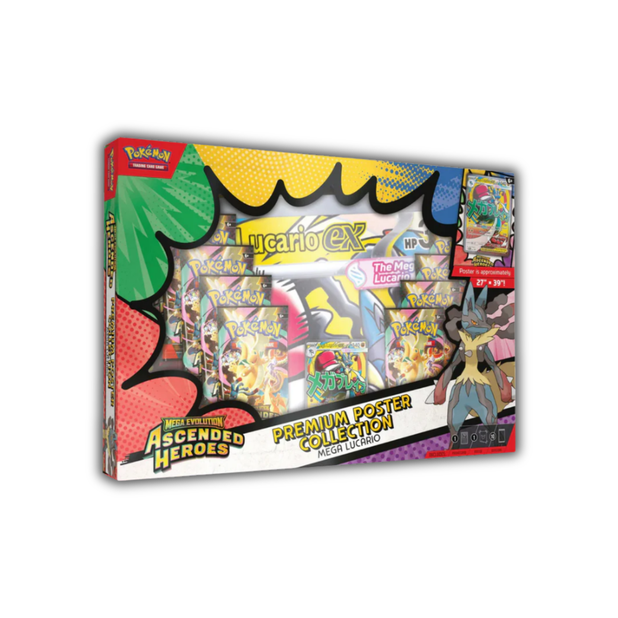 Pokemon Asceneded Heroes Mega Lucario Poster Collection
