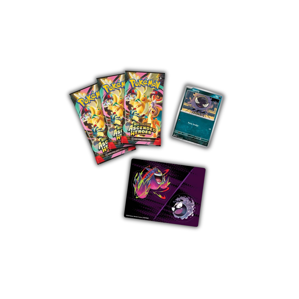 Pokémon Ascended Heroes Gastly Tech Sticker Collection