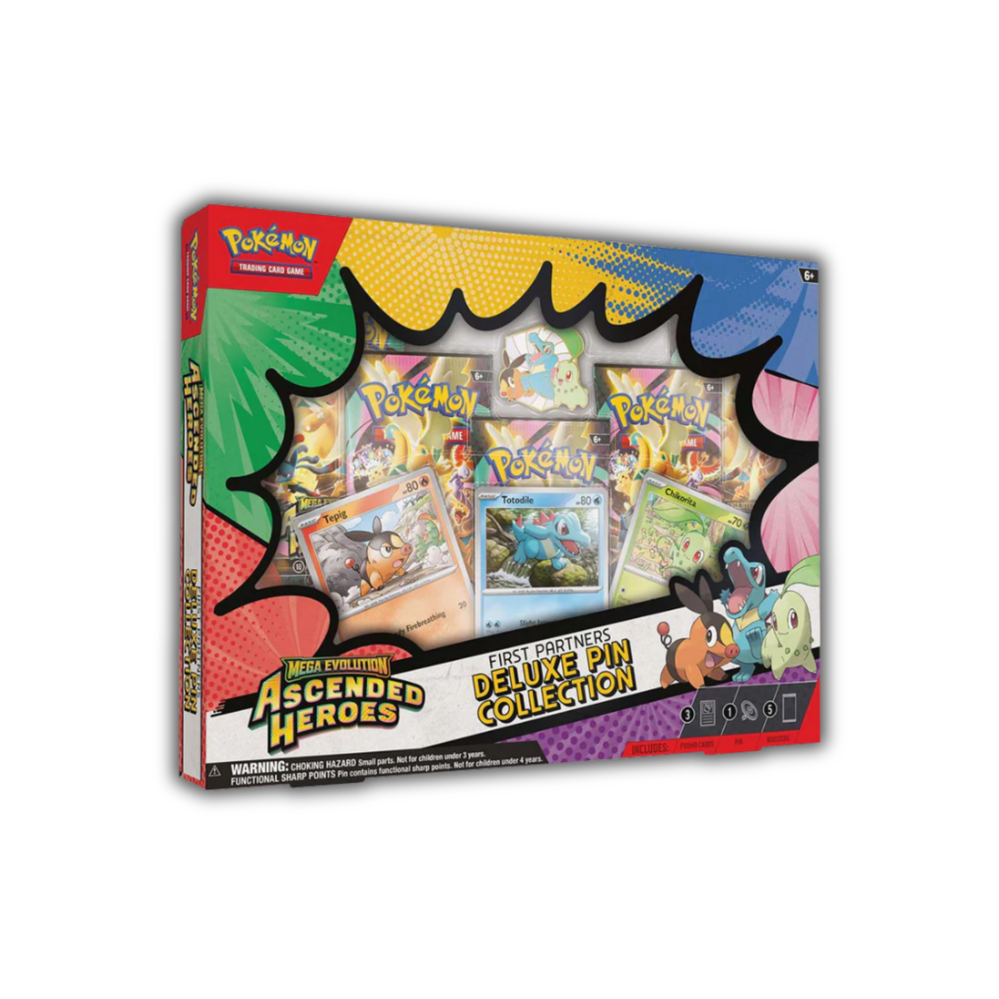Pokemon Ascended Heroes First Partners Deluxe Pin Collection